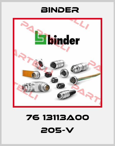 76 13113A00 205-V Binder