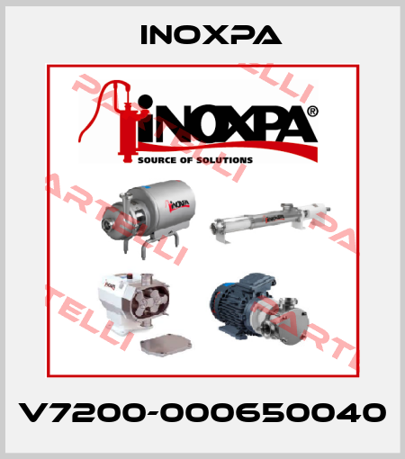 V7200-000650040 Inoxpa
