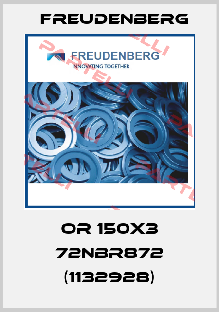 OR 150x3 72NBR872 (1132928) Freudenberg