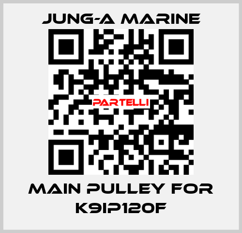 main pulley for K9IP120F JUNG-A MARINE