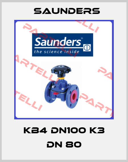 KB4 DN100 K3 DN 80 Saunders