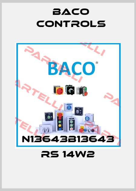 N13643B13643 RS 14W2 Baco Controls