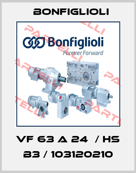VF 63 A 24  / HS B3 / 103120210 Bonfiglioli