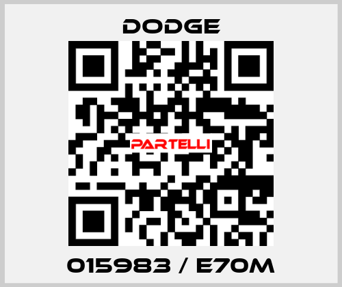 015983 / E70M Dodge