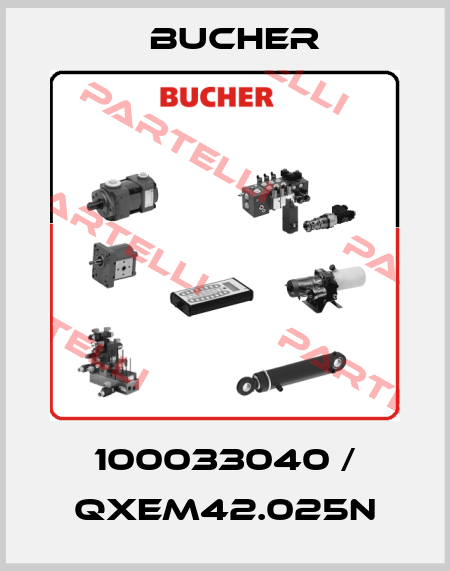 100033040 / QXEM42.025N Bucher