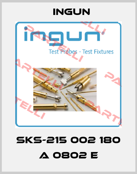 SKS-215 002 180 A 0802 E Ingun