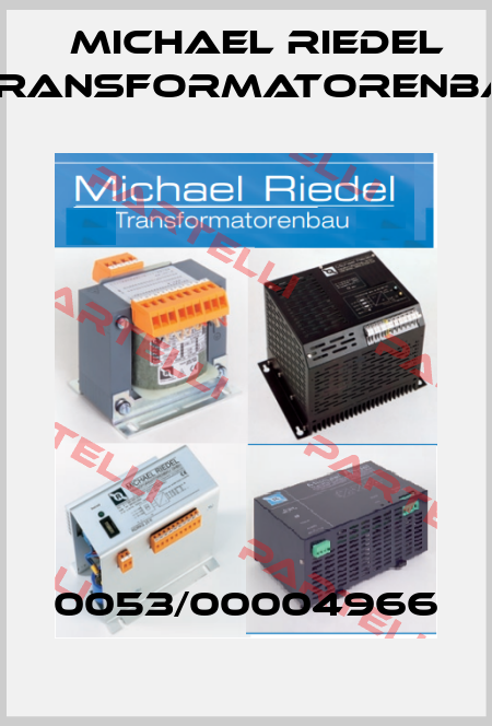 0053/00004966 Michael Riedel Transformatorenbau