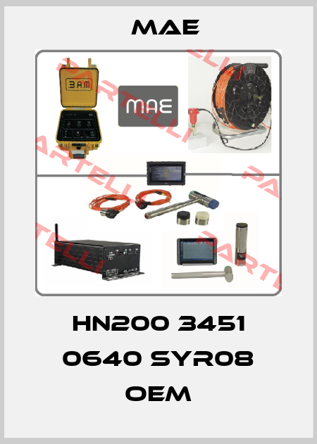 HN200 3451 0640 SYR08 OEM Mae
