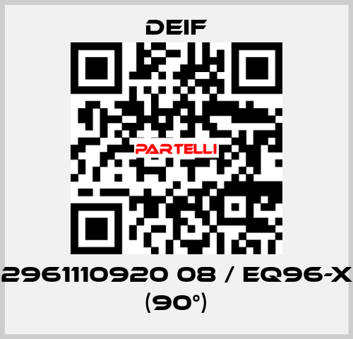 2961110920 08 / EQ96-x (90°) Deif