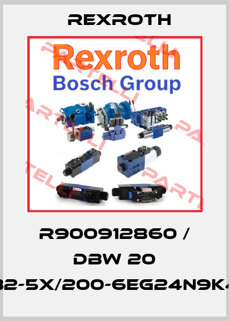 R900912860 / DBW 20 B2-5X/200-6EG24N9K4 Rexroth