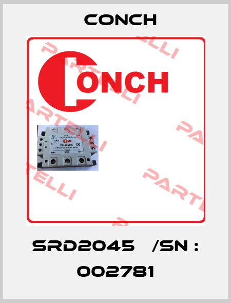 SRD2045   /SN : 002781 Conch