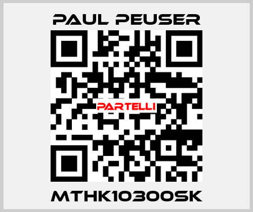 MTHK10300SK PAUL PEUSER