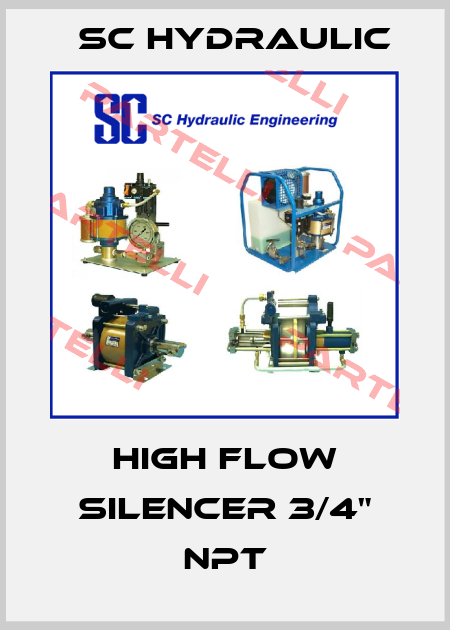 High Flow Silencer 3/4" NPT SC Hydraulic