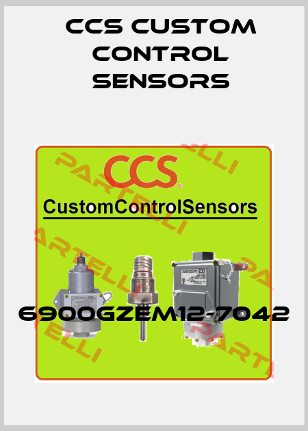 6900GZEM12-7042 CCS Custom Control Sensors