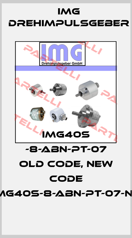 IMG40S -8-ABN-PT-07 old code, new code IMG40S-8-ABN-PT-07-NT IMG Drehimpulsgeber