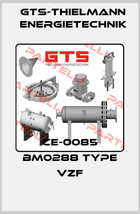 CE-0085 BM0288 Type VZF GTS-Thielmann Energietechnik
