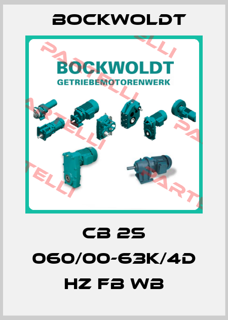 CB 2S 060/00-63K/4D Hz Fb WB Bockwoldt
