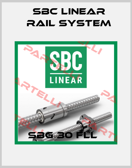 SBG 30 FLL  SBC Linear Rail System