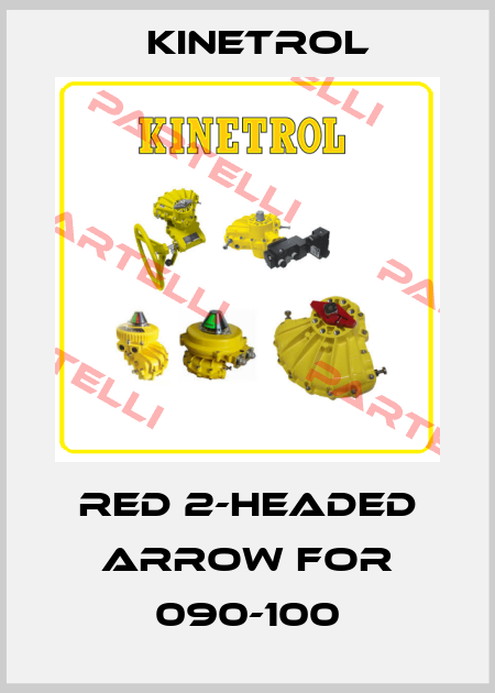 red 2-headed arrow for 090-100 Kinetrol