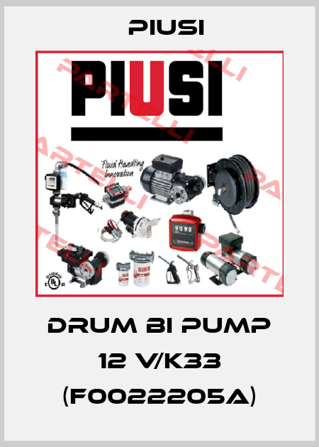 DRUM BI PUMP 12 V/K33 (F0022205A) Piusi