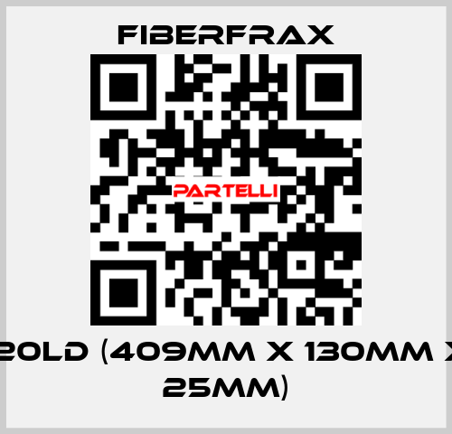 120LD (409mm x 130mm x 25mm) Fiberfrax