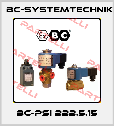 BC-PSI 222.5.15 BC-Systemtechnik