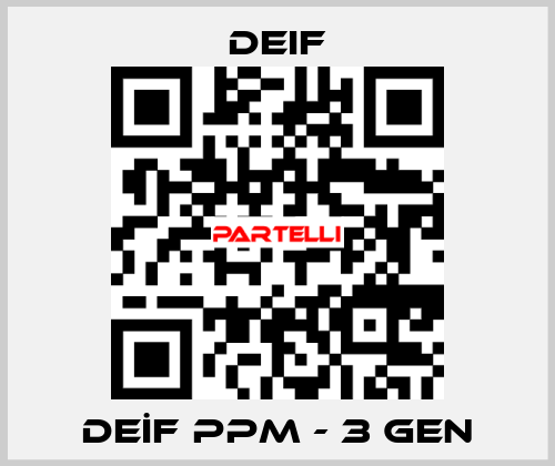 DEİF PPM - 3 GEN Deif