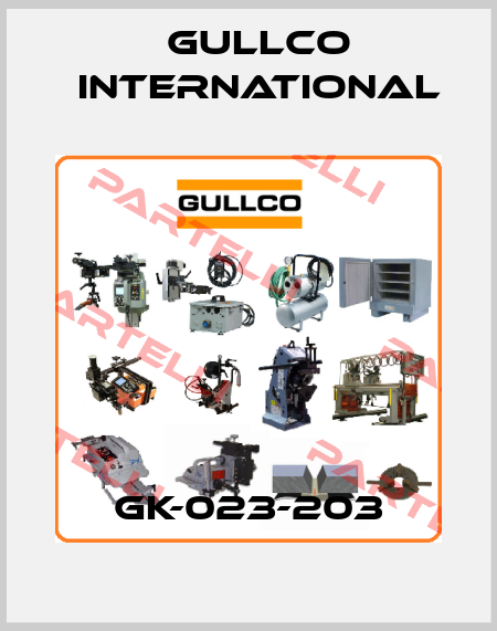 GK-023-203 Gullco International