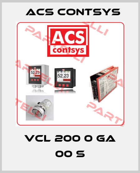 VCL 200 0 GA 00 S ACS CONTSYS