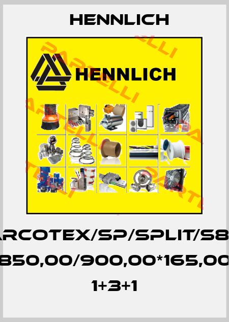 CARCOTEX/SP/SPLIT/S800 850,00/900,00*165,00 1+3+1 Hennlich