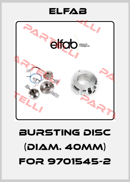 Bursting disc (diam. 40mm) for 9701545-2 Elfab