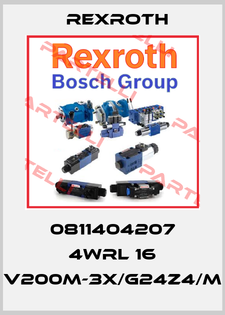 0811404207 4WRL 16 V200M-3X/G24Z4/M Rexroth
