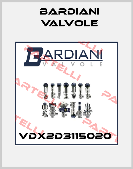 VDX2D3115020  Bardiani Valvole