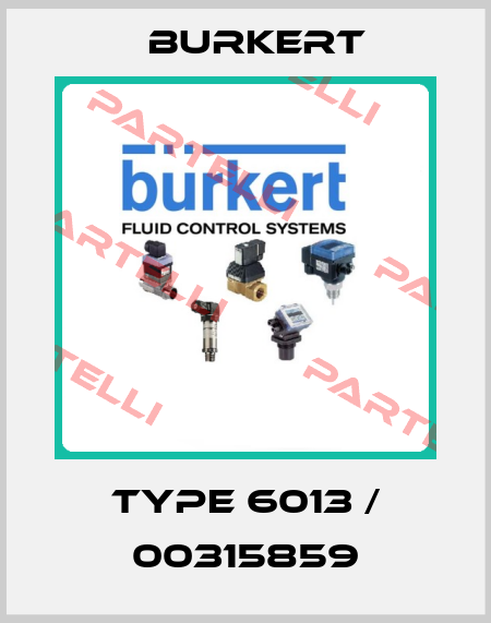 Type 6013 / 00315859 Burkert