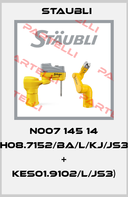 N007 145 14 (SPH08.7152/BA/L/KJ/JS3/CG + KES01.9102/L/JS3) Staubli