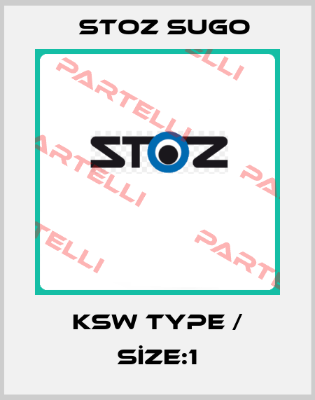 KSW Type / SİZE:1 Stoz Sugo