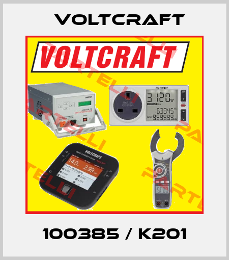 100385 / K201 Voltcraft
