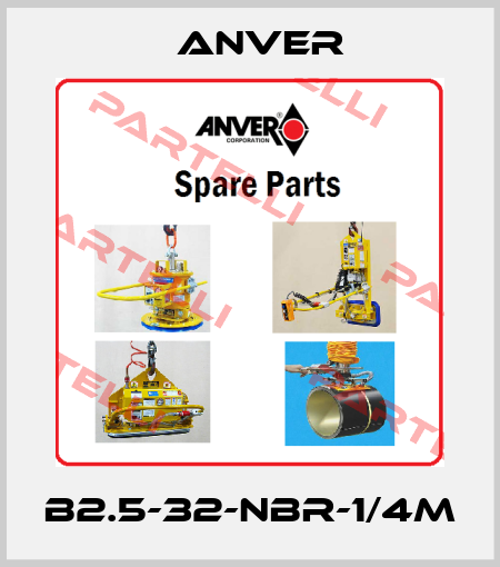 B2.5-32-NBR-1/4M Anver