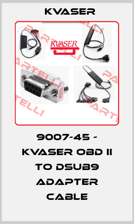 9007-45 - Kvaser OBD II to Dsub9 Adapter Cable Kvaser
