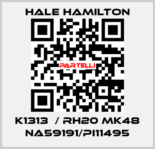 K1313  / RH20 MK48 NA59191/PI11495 HALE HAMILTON