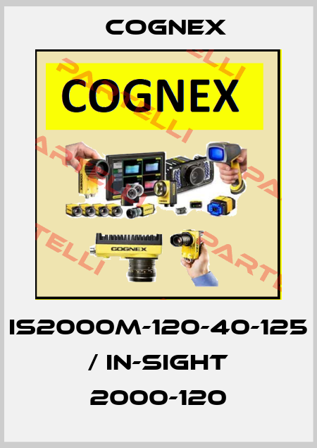 IS2000M-120-40-125 / In-Sight 2000-120 Cognex