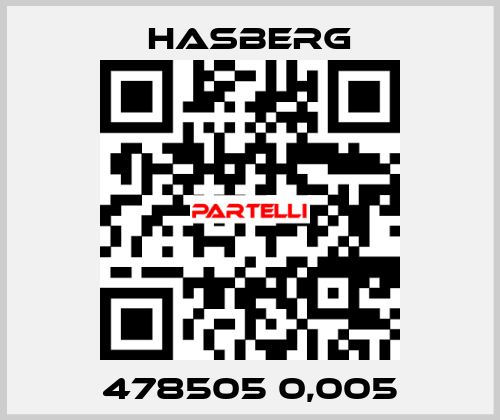 478505 0,005 Hasberg