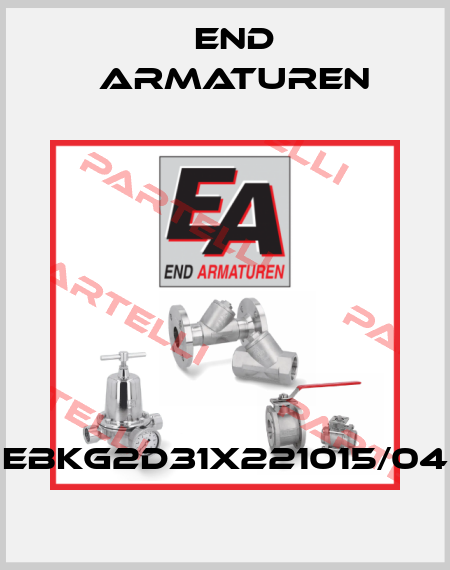 EBKG2D31X221015/04 End Armaturen