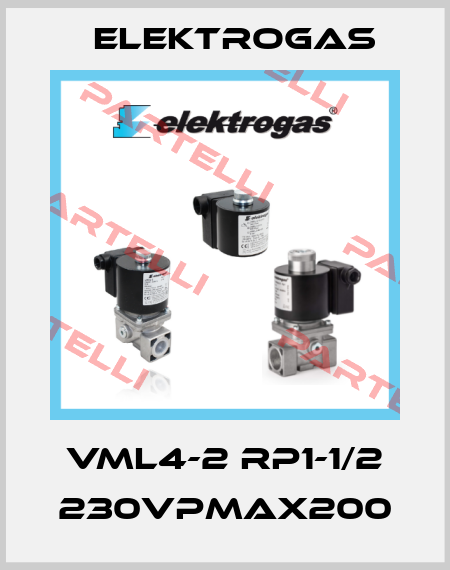 VML4-2 Rp1-1/2 230VPmax200 Elektrogas