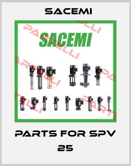 parts for SPV 25 Sacemi