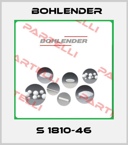 S 1810-46 Bohlender