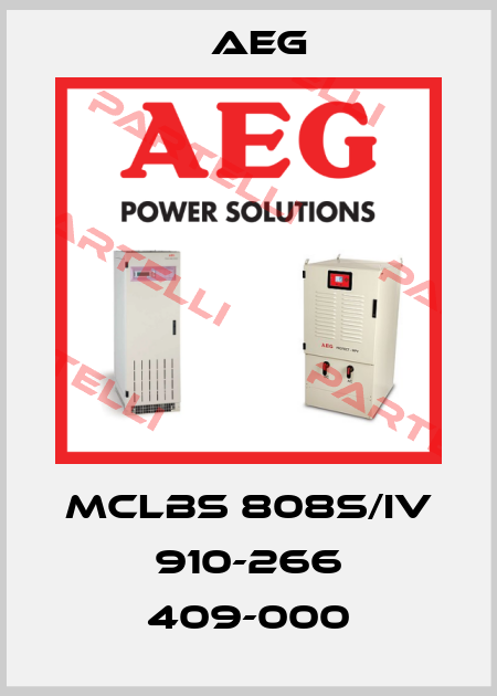 MCLbs 808S/IV 910-266 409-000 AEG