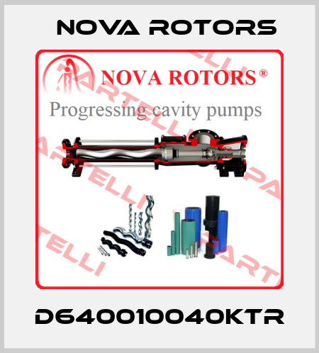 D640010040KTR Nova Rotors