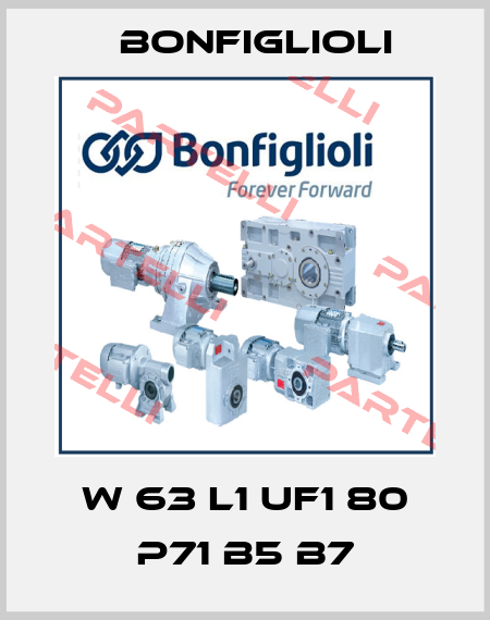 W 63 L1 UF1 80 P71 B5 B7 Bonfiglioli