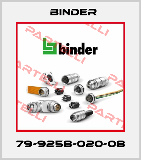 79-9258-020-08 Binder